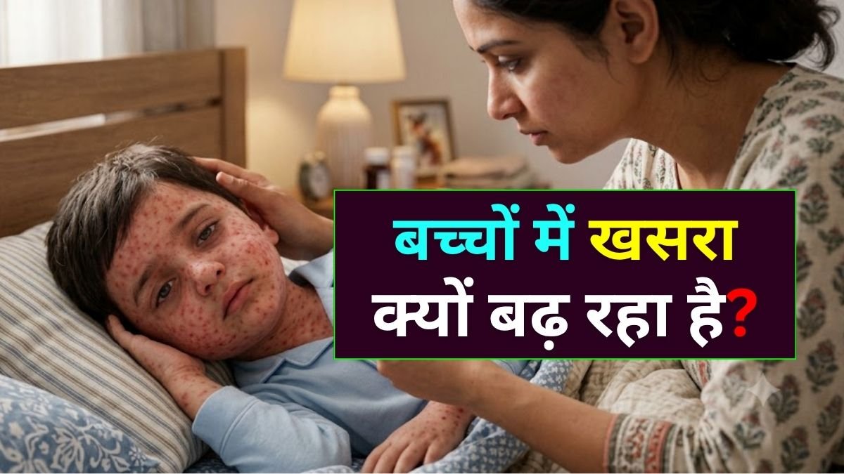 बच्चों में खसरा कारण, फैलने का तरीका, सही मौसम और बचाव के उपाय